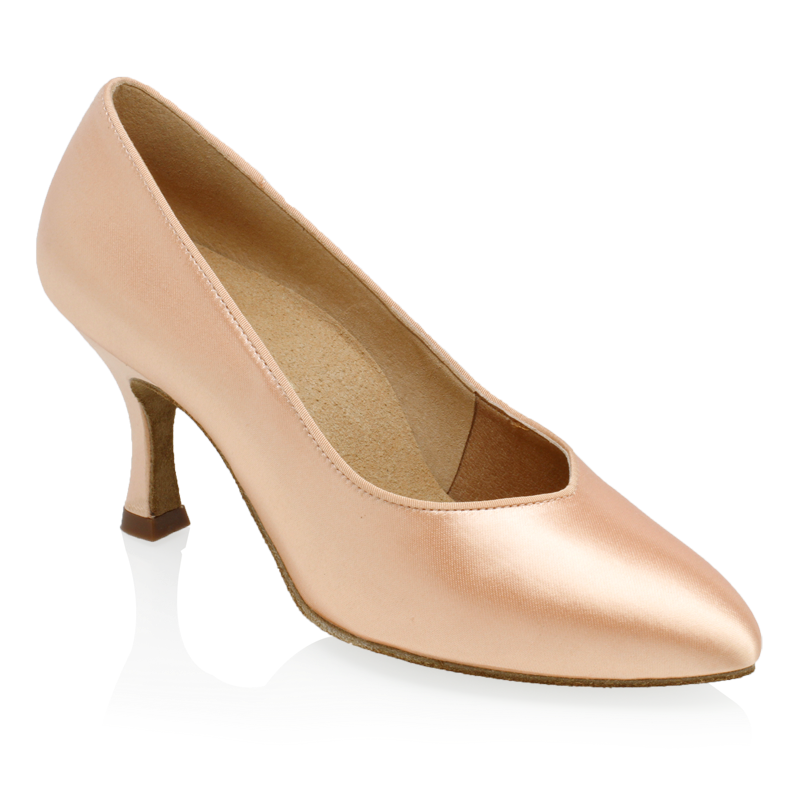 Ray Rose 964A Claudia Light Flesh Satin Ladies Ballroom Ray Rose Dance Shoes